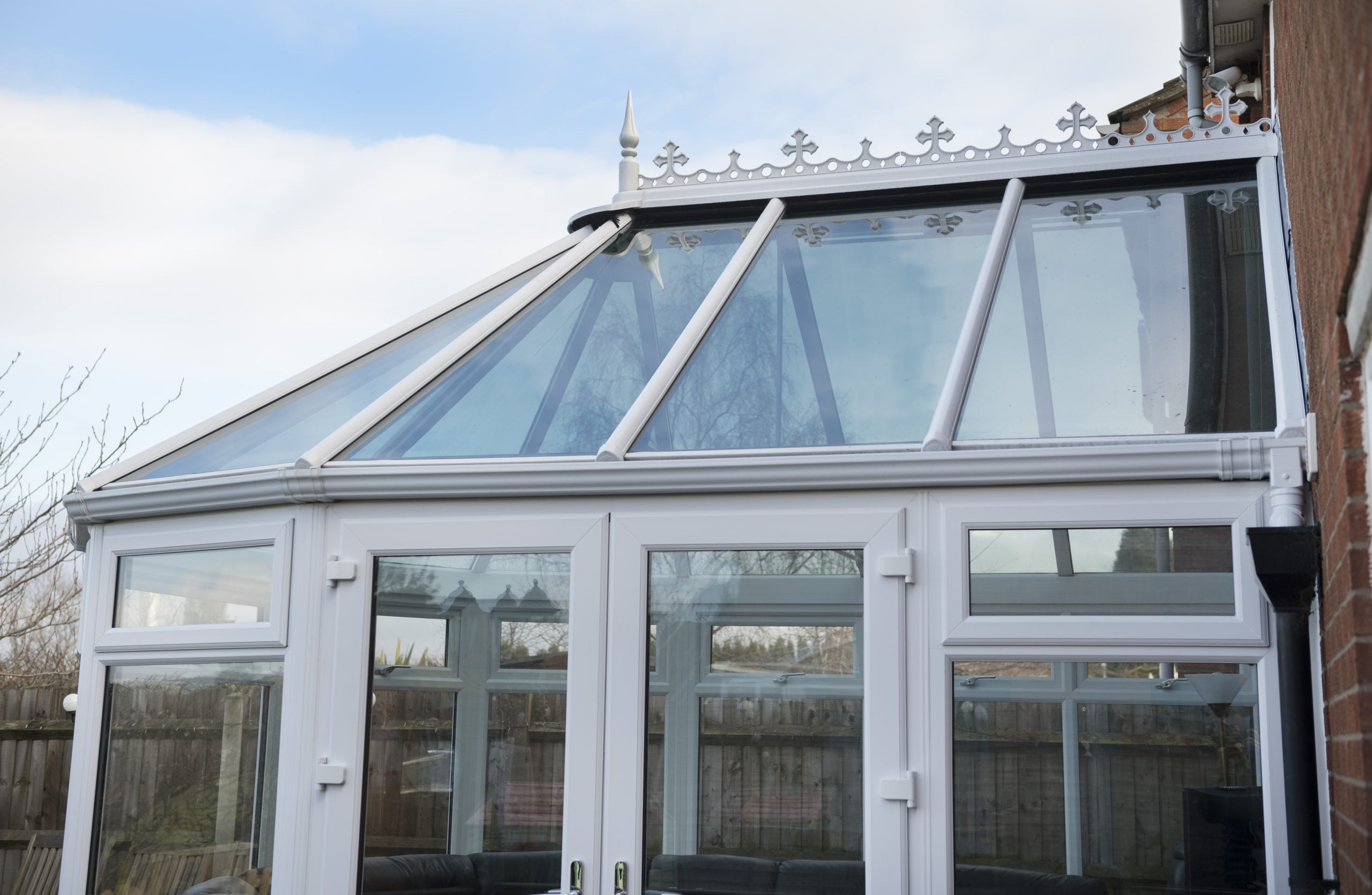 A traditional Edwardian conservatory
