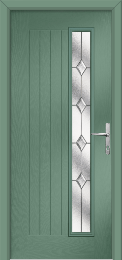 Augusta composite door in Chartwell Green